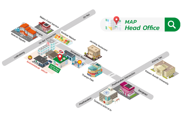 Head Office Map